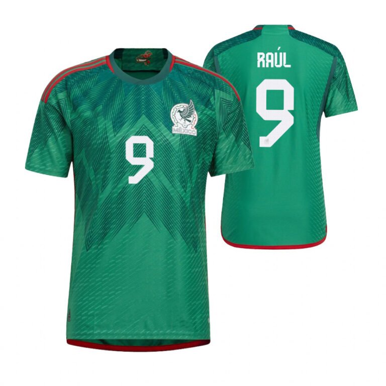 Mexico Raul Jimenez 9 Home Trikot WM 2022