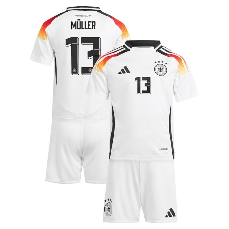 Deutschland DFB Thomas Muller 13 Heimtrikot Kinder Mini Kit EM 2024