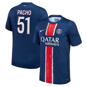 Paris Saint-Germain Willian Pacho 51 Home Trikot 2024-2025