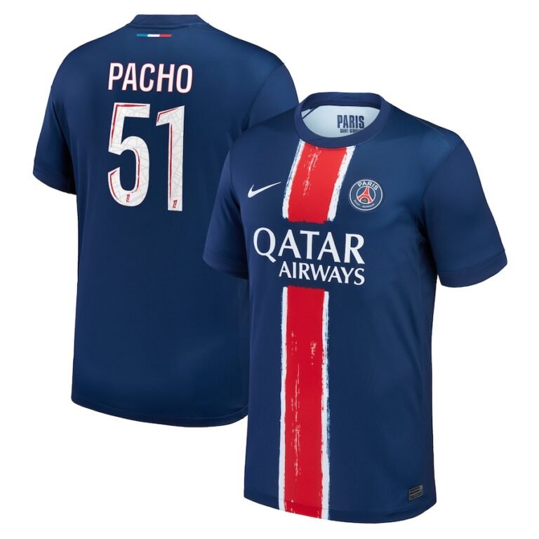 Paris Saint-Germain Willian Pacho 51 Home Trikot 2024-2025