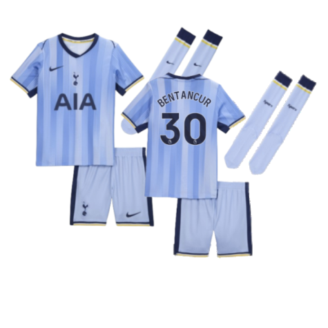 Tottenham Hotspur Rodrigo Bentancur 30 Auswärtstrikot Kinder 2024-2025 Tottenham Hotspur Rodrigo Bentancur 30 Auswärtstrikot Kinder 2024-2025
