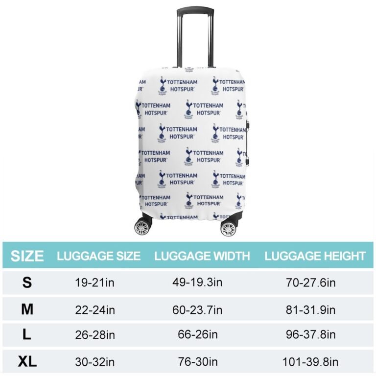Tottenham Hotspur Gepäckschutz Elastisches Design Staubdicht Und Anti-Kratz-Gepäckhülle
