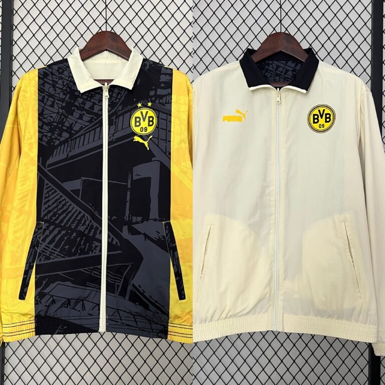 Borussia Dortmund Beidseitig Verwendbar Anthem Jacke 2024-2025