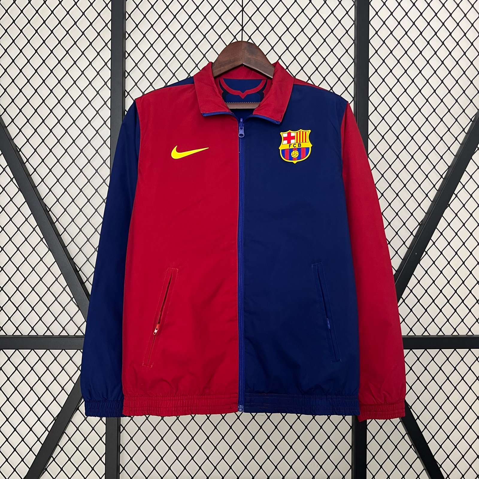 FC Barcelona Beidseitig Verwendbar Anthem Jacke 2024-2025