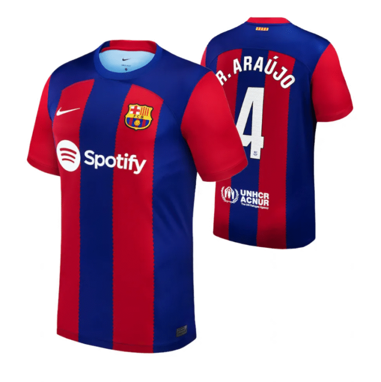 FC Barcelona Ronald Araujo 4 Home Trikot 2023-2024