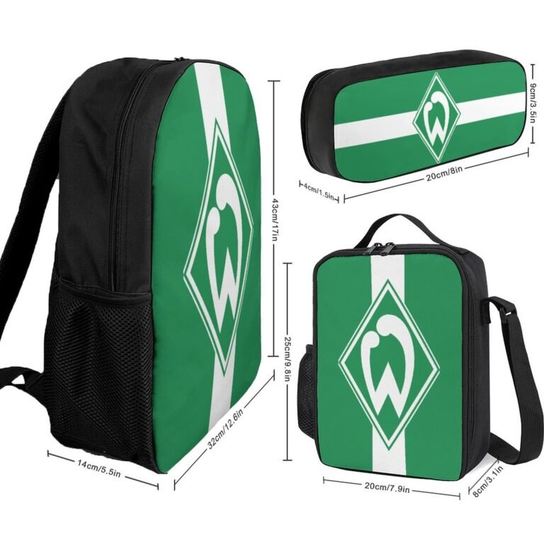 Werder Bremen Student Schulranzen Lunchbag Stifttasche Kombination