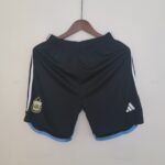Argentinien 3 Sterne Home Short WM 2022 - Schwarz