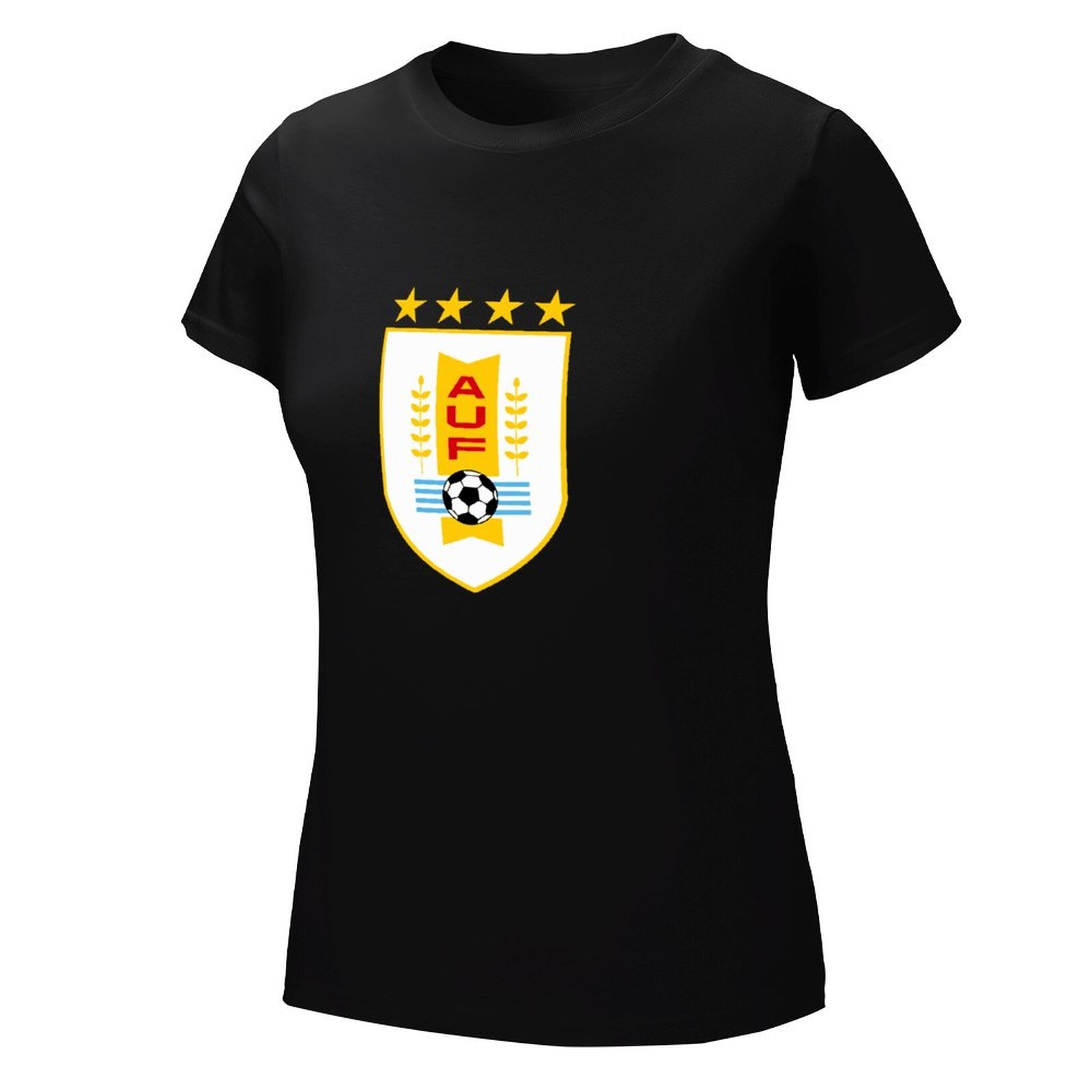 Uruguay Damen Kurzarm Rundhals T-Shirt Casual Sommer Tops Uruguay Damen Kurzarm Rundhals T-Shirt Casual Sommer Tops