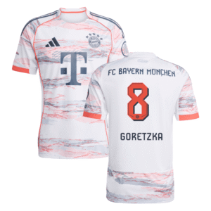 FC Bayern München Leon Goretzka 8 Away Trikot 2025-2026