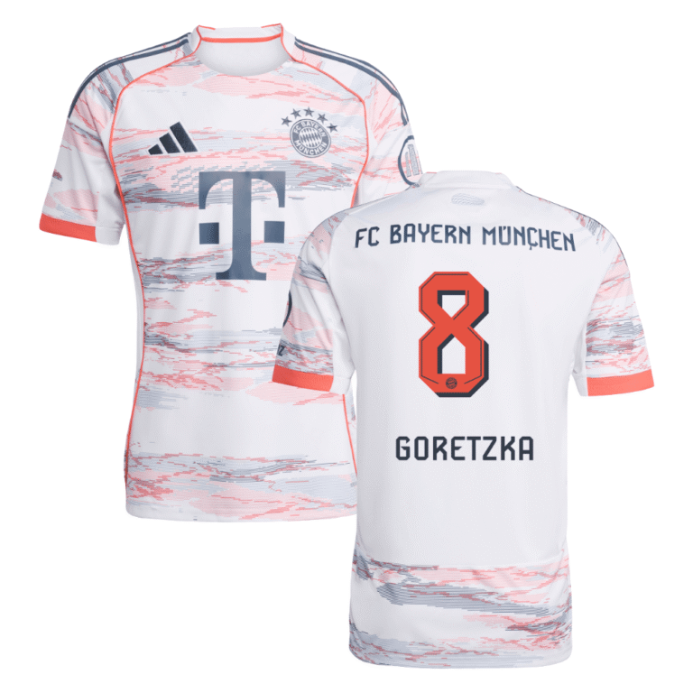 FC Bayern München Leon Goretzka 8 Away Trikot 2025-2026