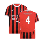 AC Mailand Ismael Bennacer 4 Home Trikot 2024-2025
