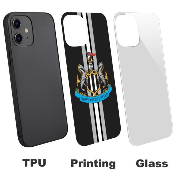 Newcastle United Stoßfest Glaskasten Handyhüllen & Cover Für IPhone 12