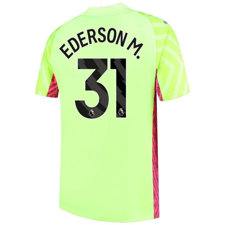 Man City Ederson Moraes 31 Torwart Trikot 2023-2024 - Gelb