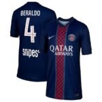 Paris Saint-Germain Lucas Beraldo 4 Home Trikot 2025-2026