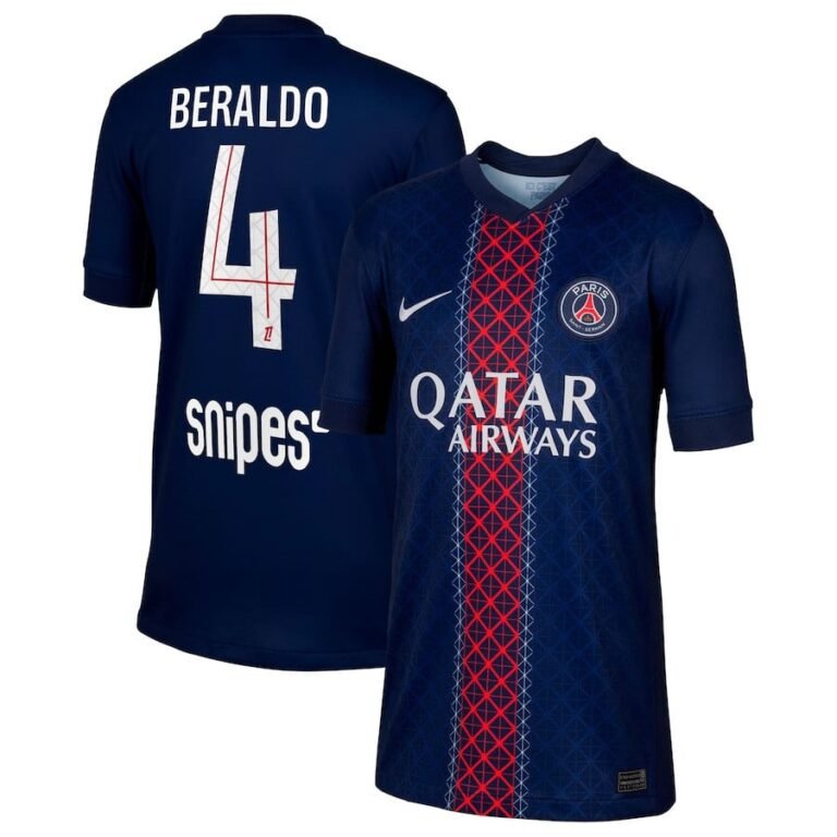 Paris Saint-Germain Lucas Beraldo 4 Home Trikot 2025-2026