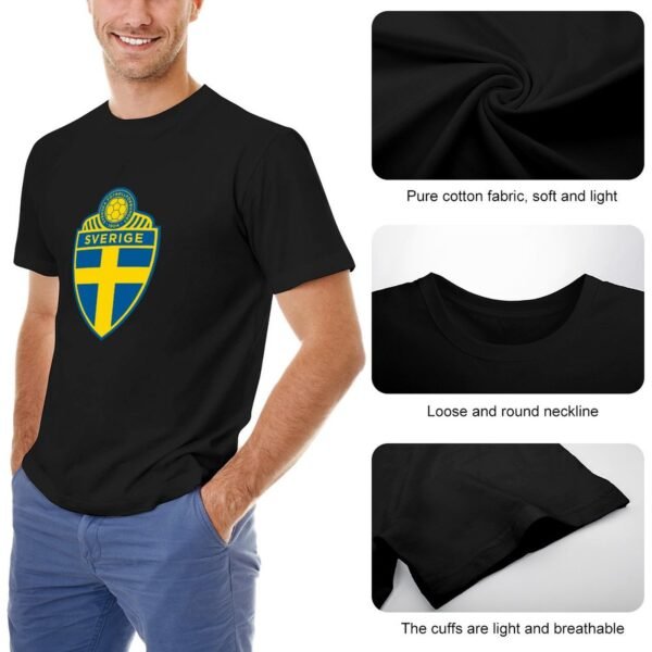 Schweden Stretch Slim Cneck Gildan Tee T-Shirt Herren