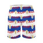 Uruguay Herren Badehose Schnelltrocknende Strandshorts Mit Tasche Kordelzug Shorts