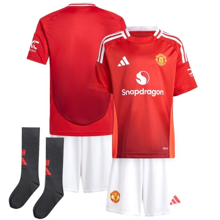 Manchester United Heimtrikot Kinder Mini Kit 2024-2025
