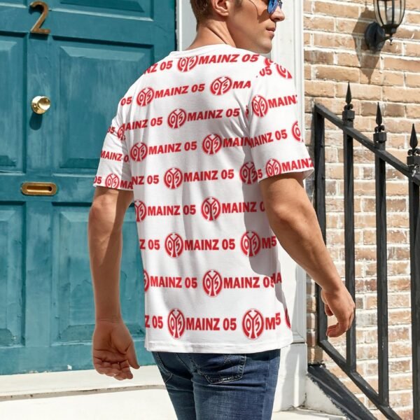 Mainz 05 Unisex 3D Vollständig Druck Kurzarm T-Shirts Beiläufige Tee Tops