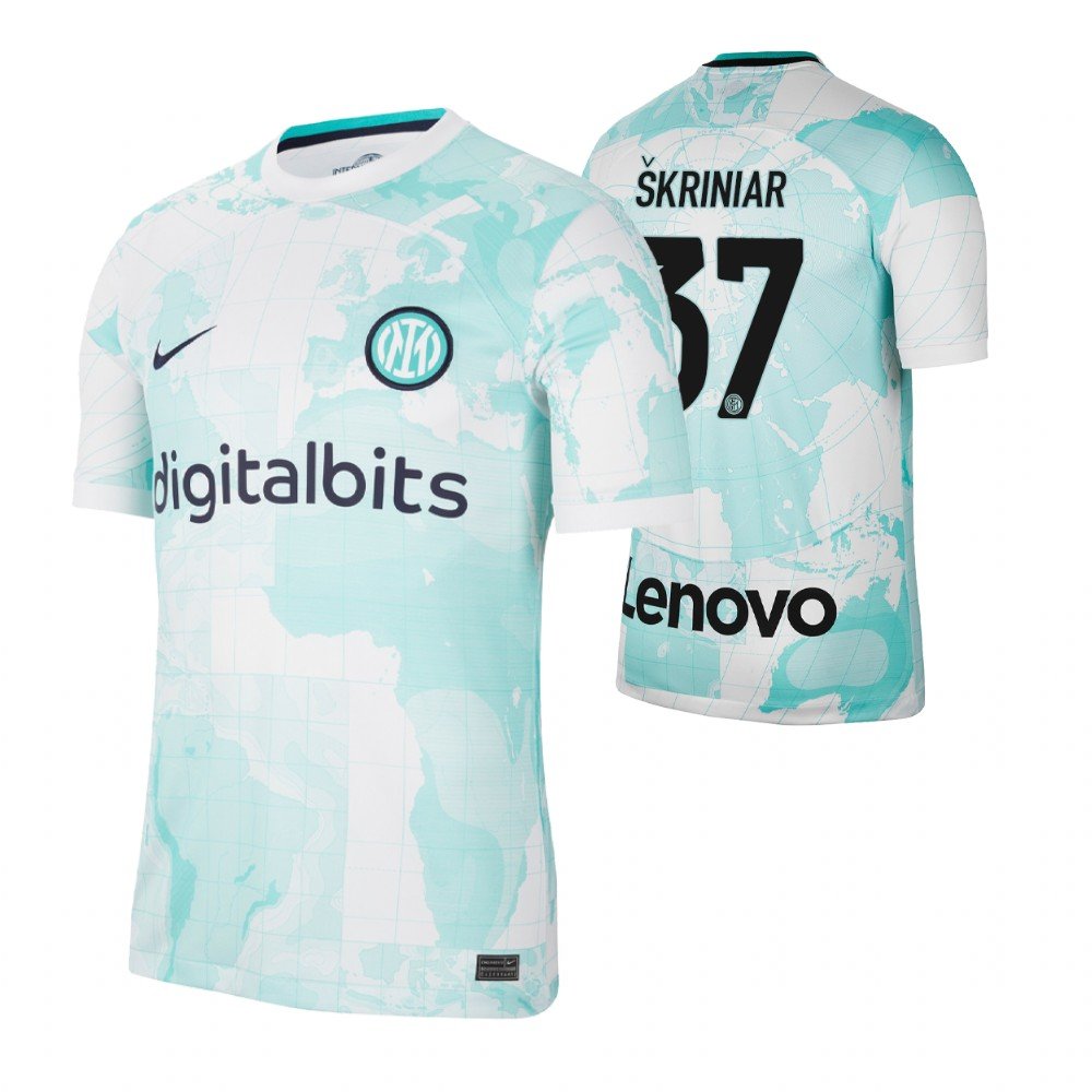 Inter Mailand Milan Skriniar 37 Away Trikot 2022-2023 Inter Mailand Milan Skriniar 37 Away Trikot 2022-2023