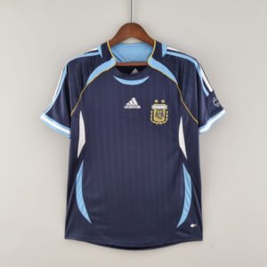 Argentinien Lionel Messi 19 Away Retro Trikot WM 2006