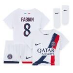 PSG Fabian Ruiz 8 Auswärtstrikot Kinder Mini Kit 2024-2025