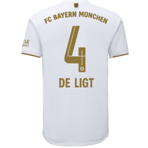 FC Bayern München Matthijs de Ligt 4 Away Trikot 2022-2023