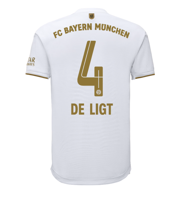 FC Bayern München Matthijs de Ligt 4 Away Trikot 2022-2023