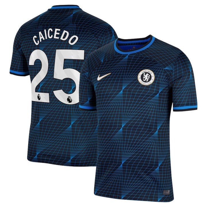 Chelsea Moisés Caicedo 25 Away Trikot 2023-2024
