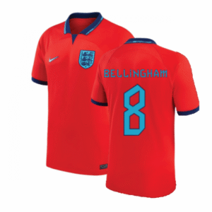 England Jude Bellingham 8 Away Trikot WM 2022