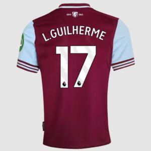 West Ham United Luis Guilherme 17 Home Trikot 2024-2025