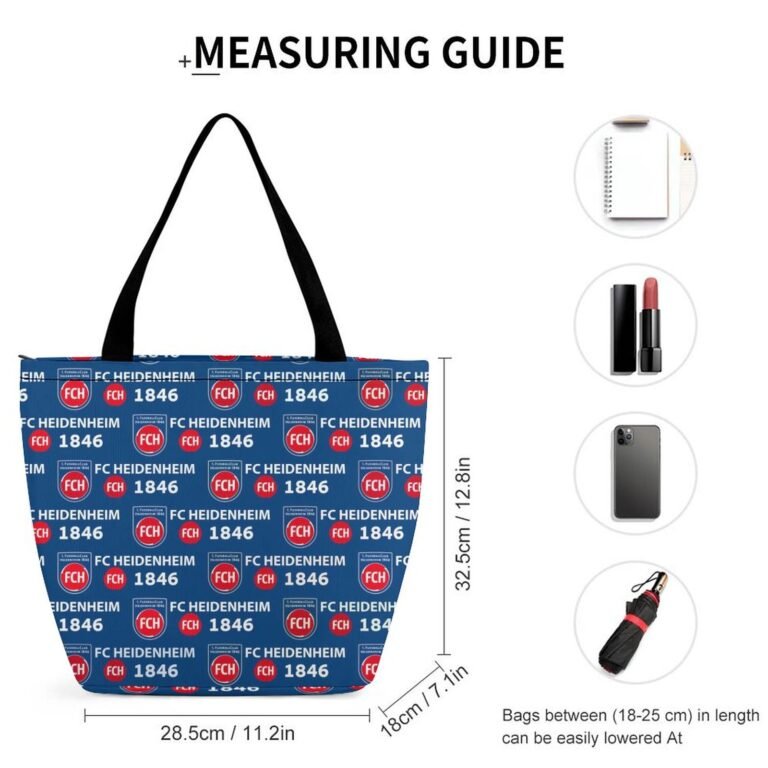 FC Heidenheim Frauen Tragetasche Oxford-Stoff Einkaufsbeutel Tote Bag