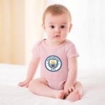 Manchester City Baby Bodysuit Strampler Schlafanzug Mit Kurzen Ärmeln