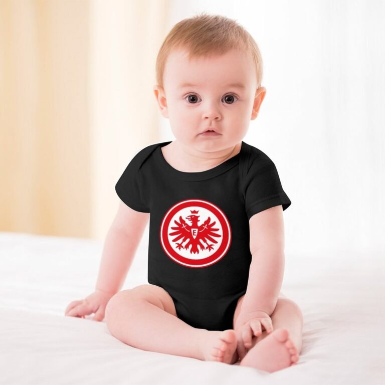 Eintracht Frankfurt Baby Bodysuit Strampler Schlafanzug Mit Kurzen Ärmeln