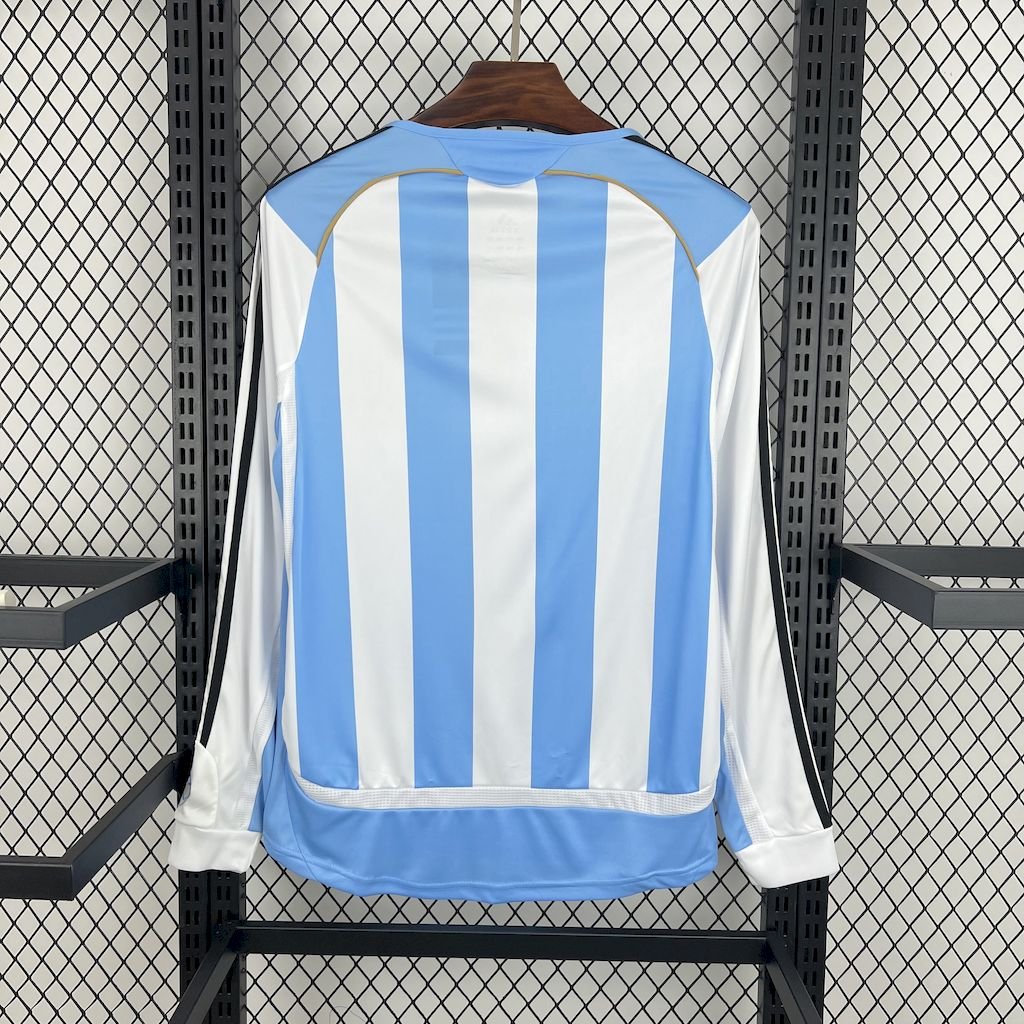 Argentinien Retro Langarm Home Trikot WM 2006 Argentinien Retro Langarm Home Trikot WM 2006
