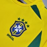 Brasilien Home Retro Trikot WM 2002