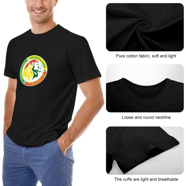 Senegal Stretch Slim Cneck Gildan Tee T-Shirt Herren