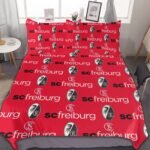 SC Freiburg Bettwäscheset 3 Stück Kinder Erwachsene Steppdeckenbezug Steppdeckenbezug Multi Size Laken Set