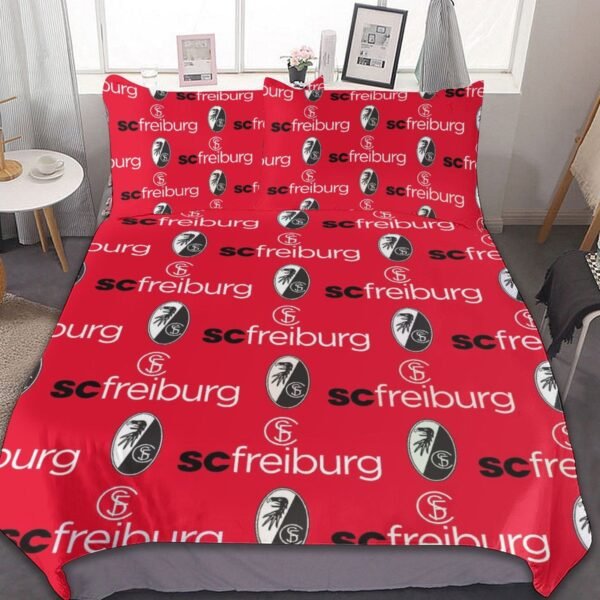 SC Freiburg Bettwäscheset 3 Stück Kinder Erwachsene Steppdeckenbezug Steppdeckenbezug Multi Size Laken Set