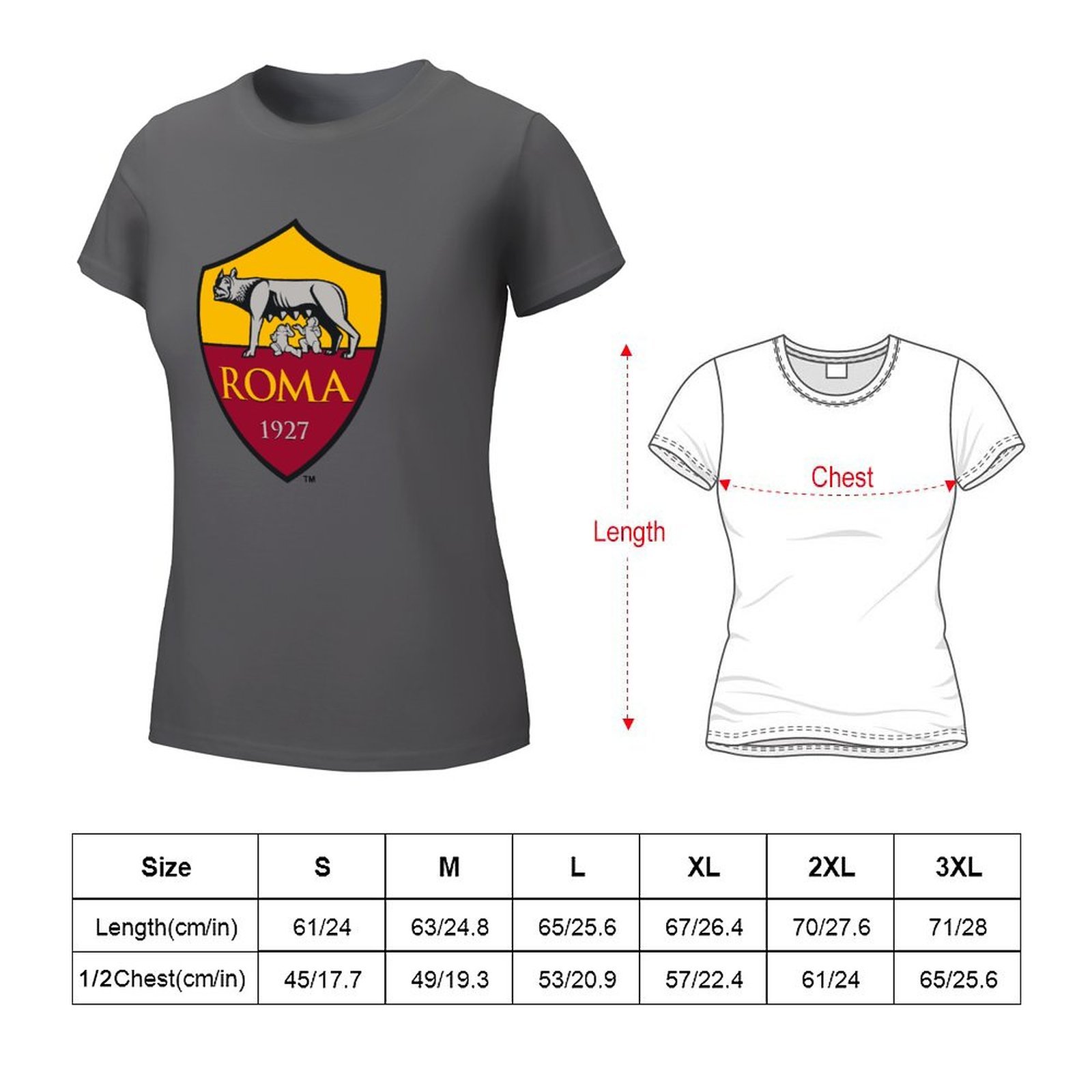 AS Rom Damen Kurzarm Rundhals T-Shirt Casual Sommer Tops AS Rom Damen Kurzarm Rundhals T-Shirt Casual Sommer Tops