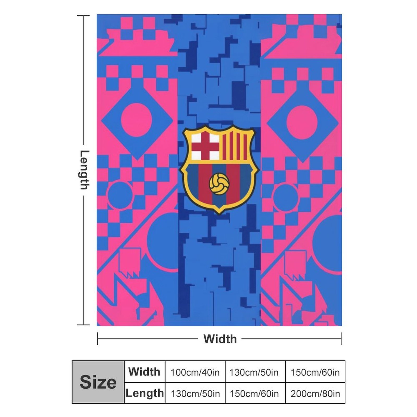 Fc Barcelona Decken, Superweiche Decken, Verschiedene Größen Von Decken Fc Barcelona Decken, Superweiche Decken, Verschiedene Größen Von Decken