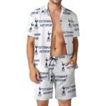 Tottenham Hotspur Lässiges Strandbekleidungsset Kurzärmeliges Hemd Plus Strandhose