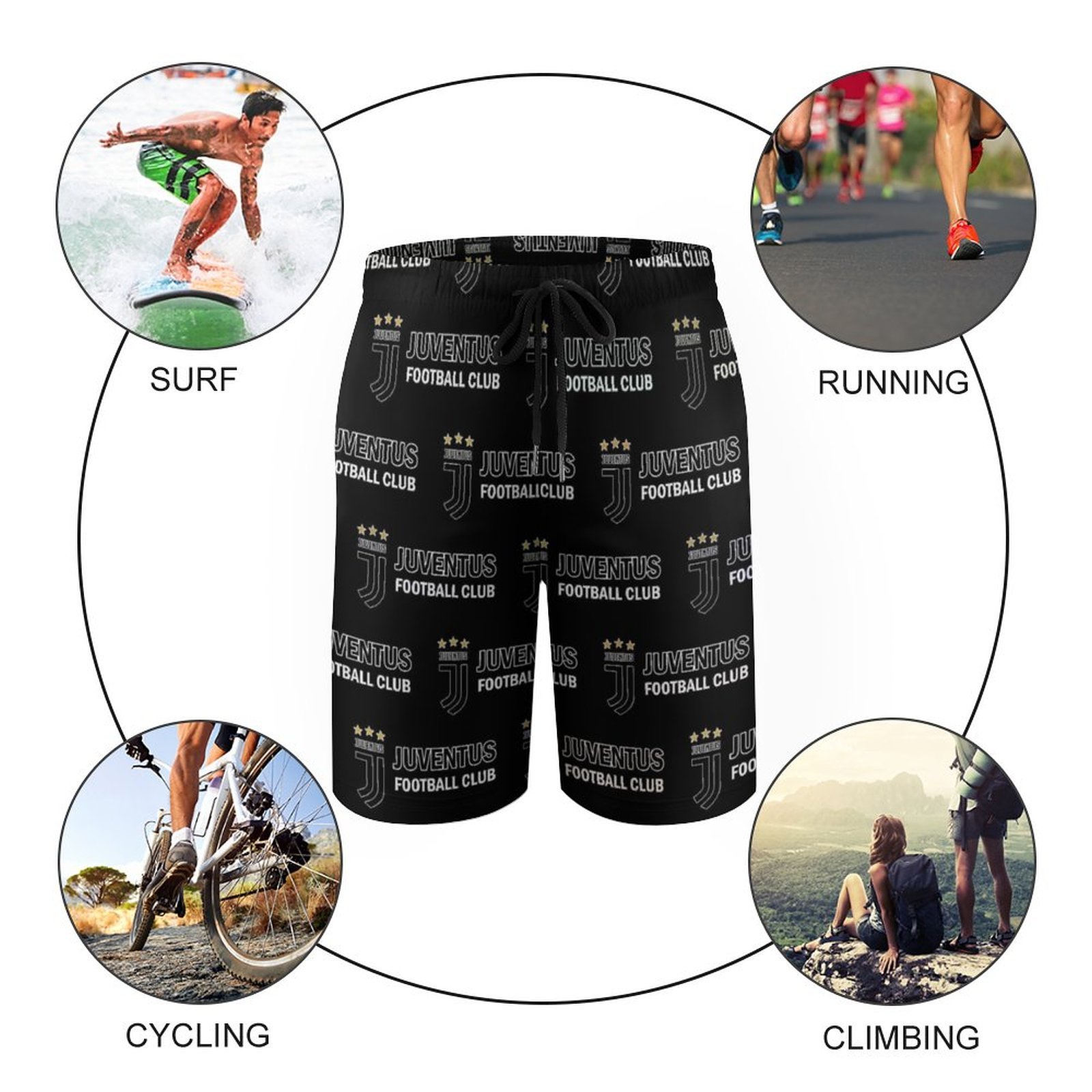 Juventus FC Kinder Badehose,Strandshorts Sommer Jogginghose,Strandhosen Juventus FC Kinder Badehose,Strandshorts Sommer Jogginghose,Strandhosen