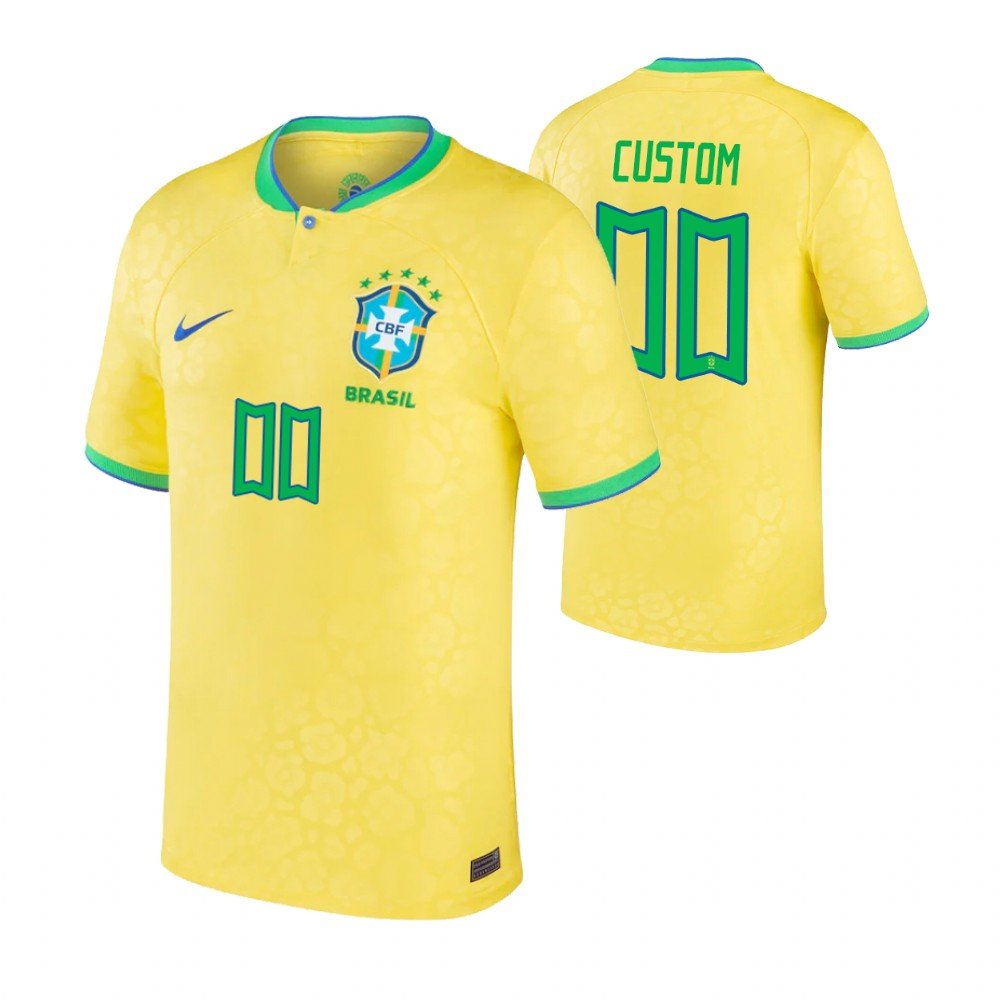 Brasilien Home Trikot WM 2022 ( Aufdruck Dein Name ) Brasilien Home Trikot WM 2022 ( Aufdruck Dein Name )