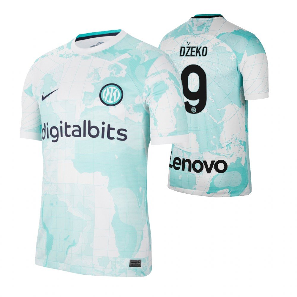 Inter Mailand Edin Dzeko 9 Away Trikot 2022-2023 Inter Mailand Edin Dzeko 9 Away Trikot 2022-2023