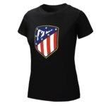 Atletico Madrid Damen Kurzarm Rundhals T-Shirt Casual Sommer Tops