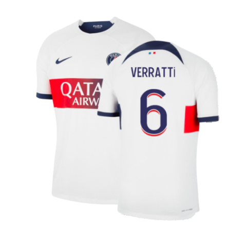 Paris Saint-Germain Marco Verratti 6 Away Trikot 2023-2024