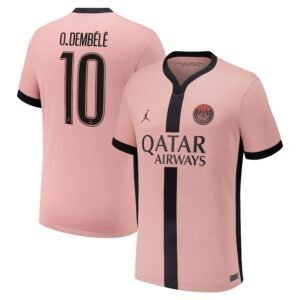 Paris Saint-Germain Ousmane Dembélé 10 Third Trikot 2024-2025