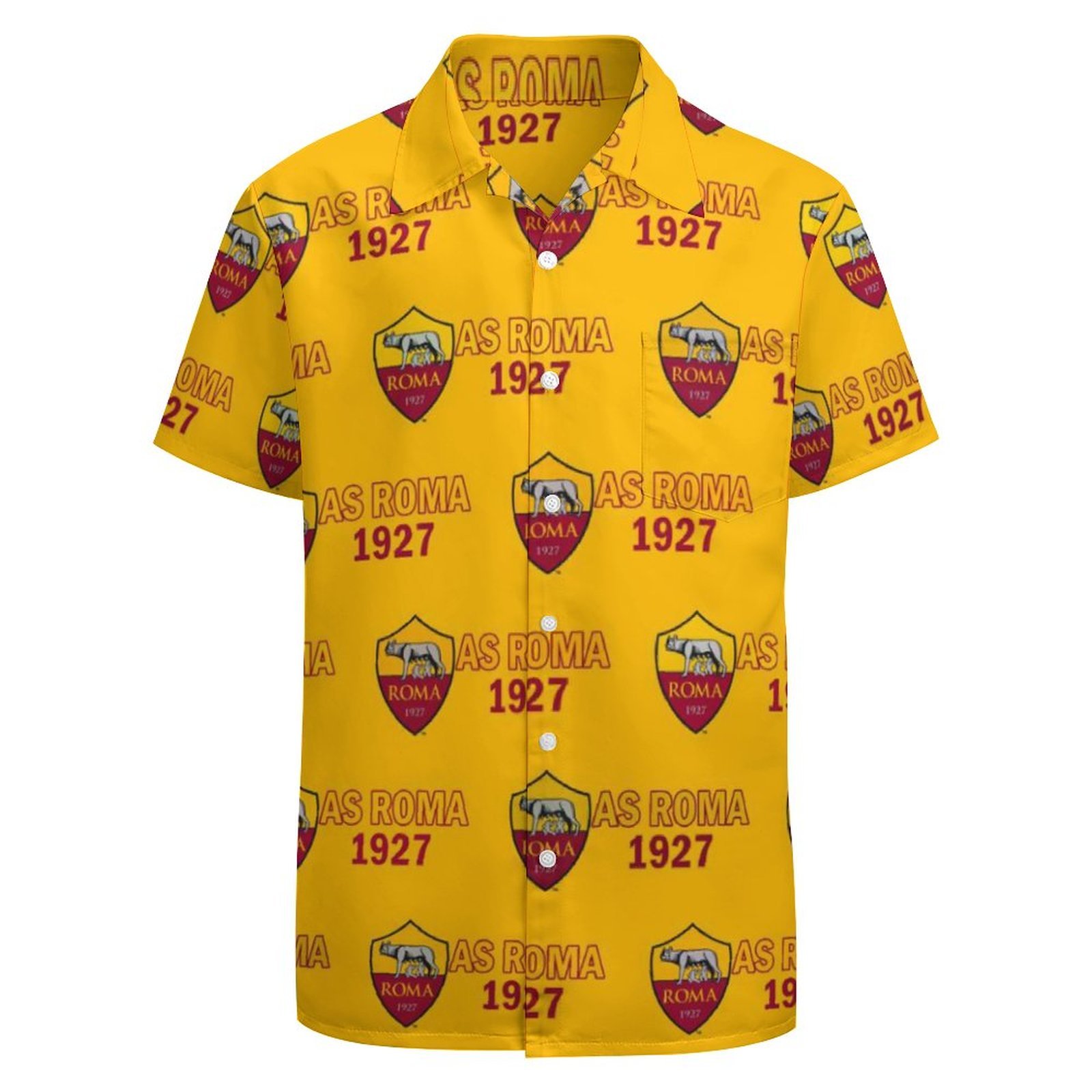 AS Rom Kurzärmelige Herrenhemden, Passform Sommer Kurzarm Casual Button-Down Hemden AS Rom Kurzärmelige Herrenhemden, Passform Sommer Kurzarm Casual Button-Down Hemden