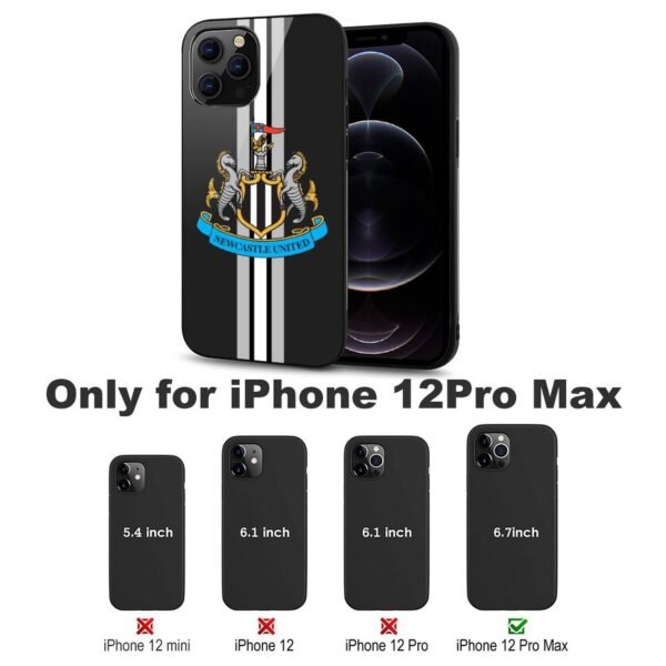 Newcastle United Stoßfest Glaskasten Handyhüllen & Cover Für IPhone 12